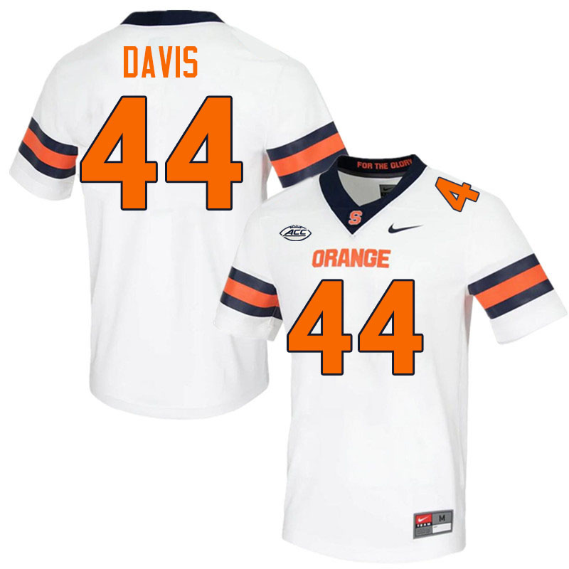 #44 Ernie Davis Syracuse Orange Jerseys,Syracuse University Football Uniforms,Apparels-White